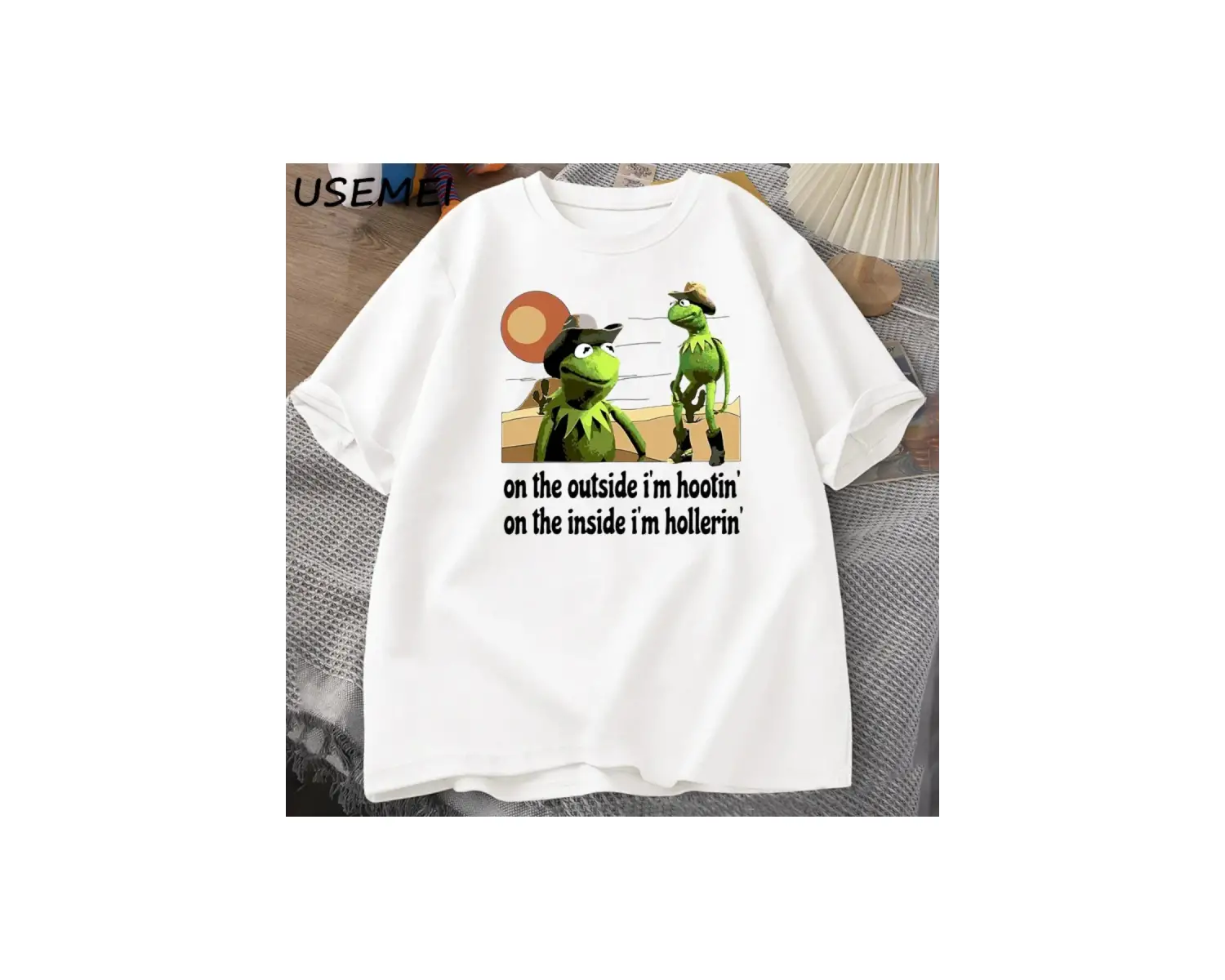 Hayat Çorba Ben Çatal T Shirt Erkekler Kadınlar için Komik Kedi Baskılı T-shirt Çirkin Aptal 2945