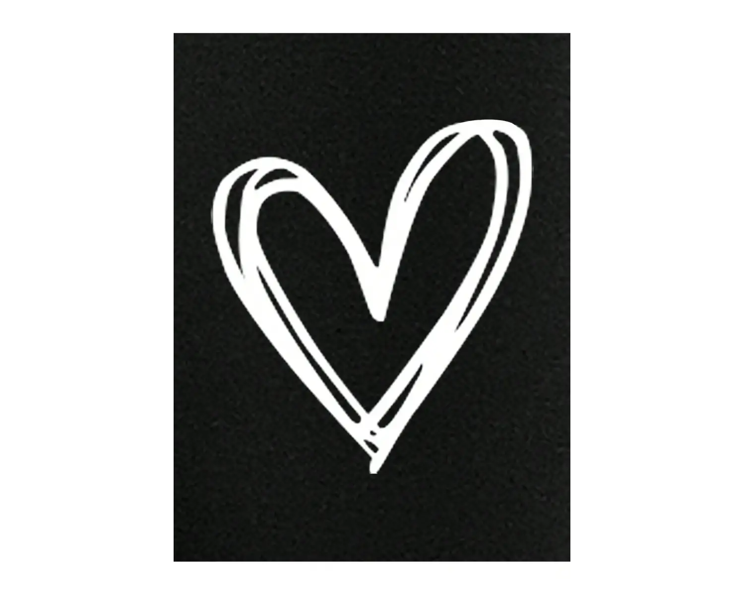 Heart Print Drawstring Waist 4 Mevsim Eşofman