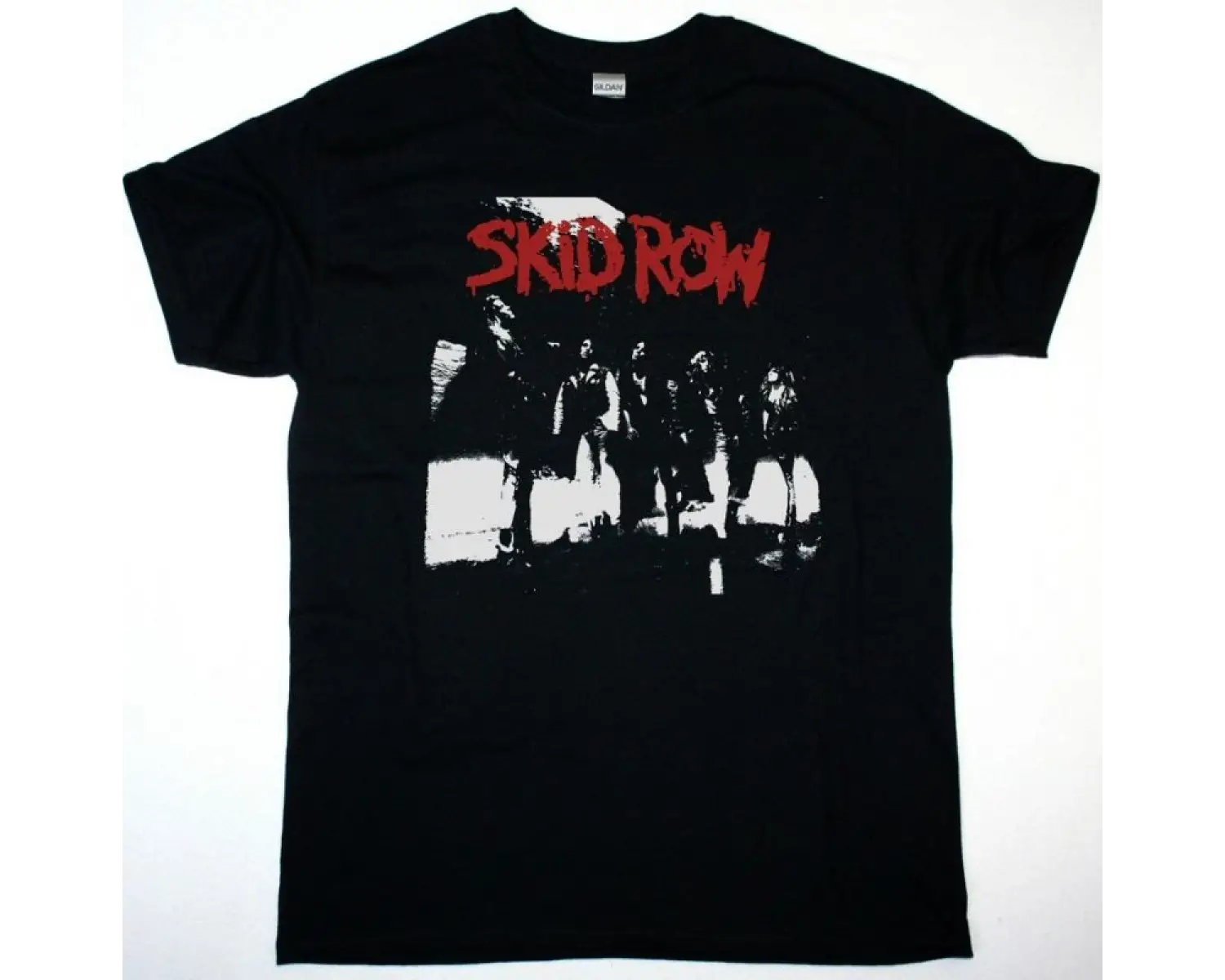 HEAVEN & HELL NEW BLACK T-SHIRT ÖN VE ARAKA BASKILI