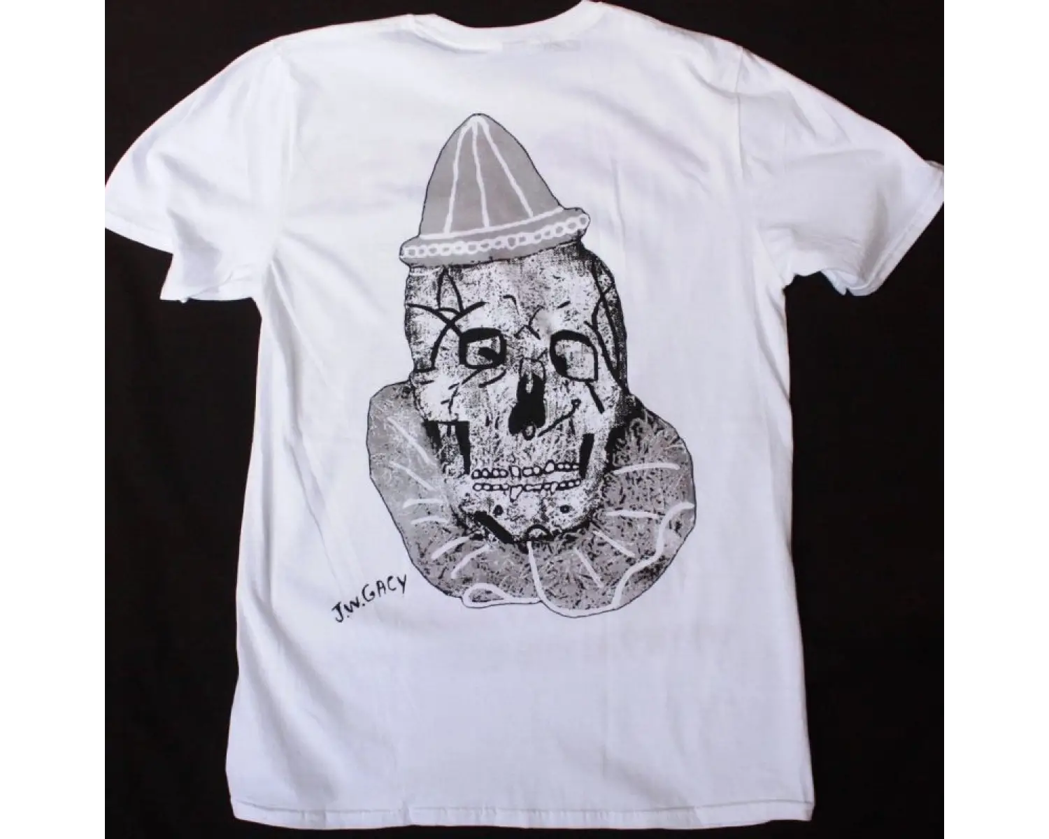 HELLHAMMER TRIUMPH OF DEATH83 NEW WHITE T-SHIRT ÖN VE ARAKA BASKILI