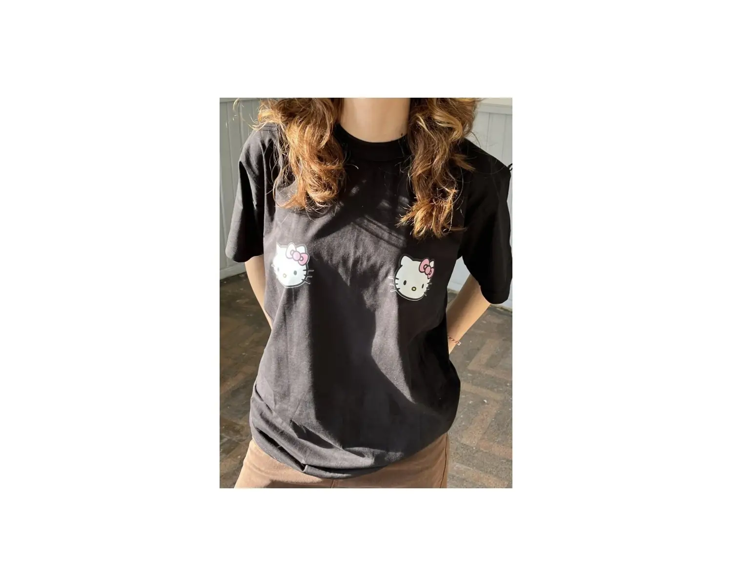 Hello Kitty T-shirt Siyah