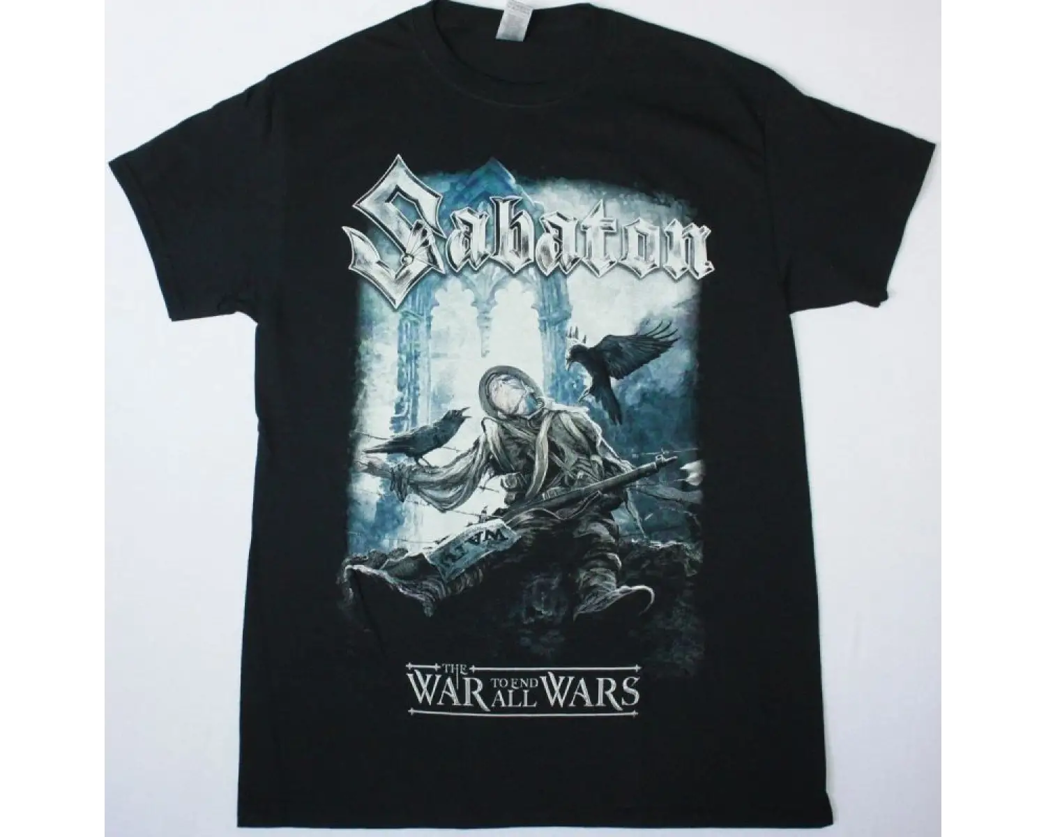 HELLOWEEN HELLOWEEN NEW BLACK T-SHIRT ÖN VE ARAKA BASKILI