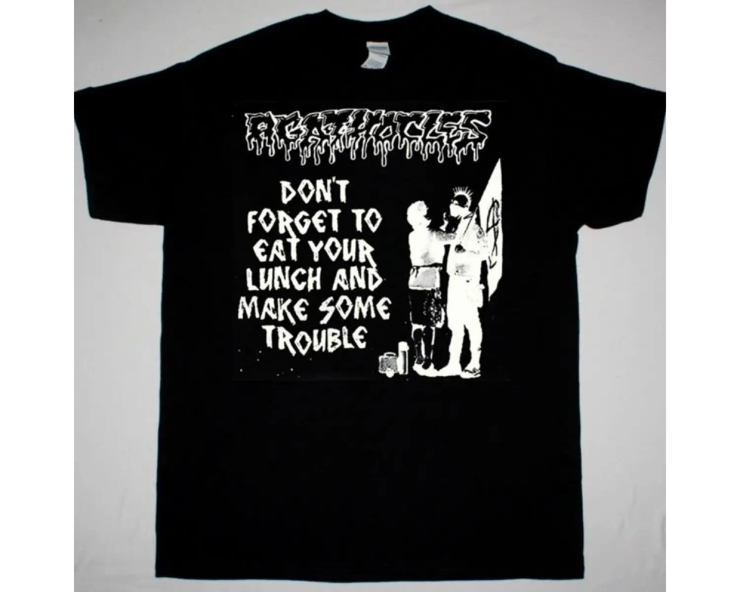 HELLOWEEN STRAIGHT OUT OF HELL NEW BLACK T-SHIRT ÖN BASKILI