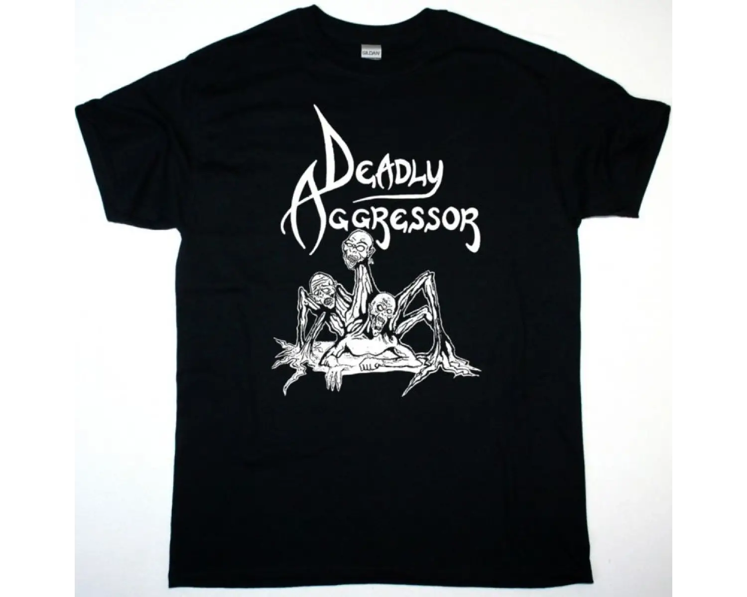 HENRY ROLLINS SEARCH & DESTROY NEW BLACK T-SHIRT ÖN VE ARAKA BASKILI