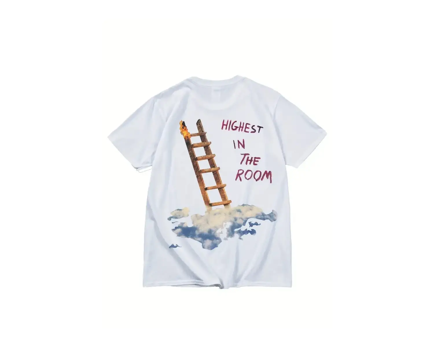 Highest in The Room On Arka Baskılı Unisex Oversize