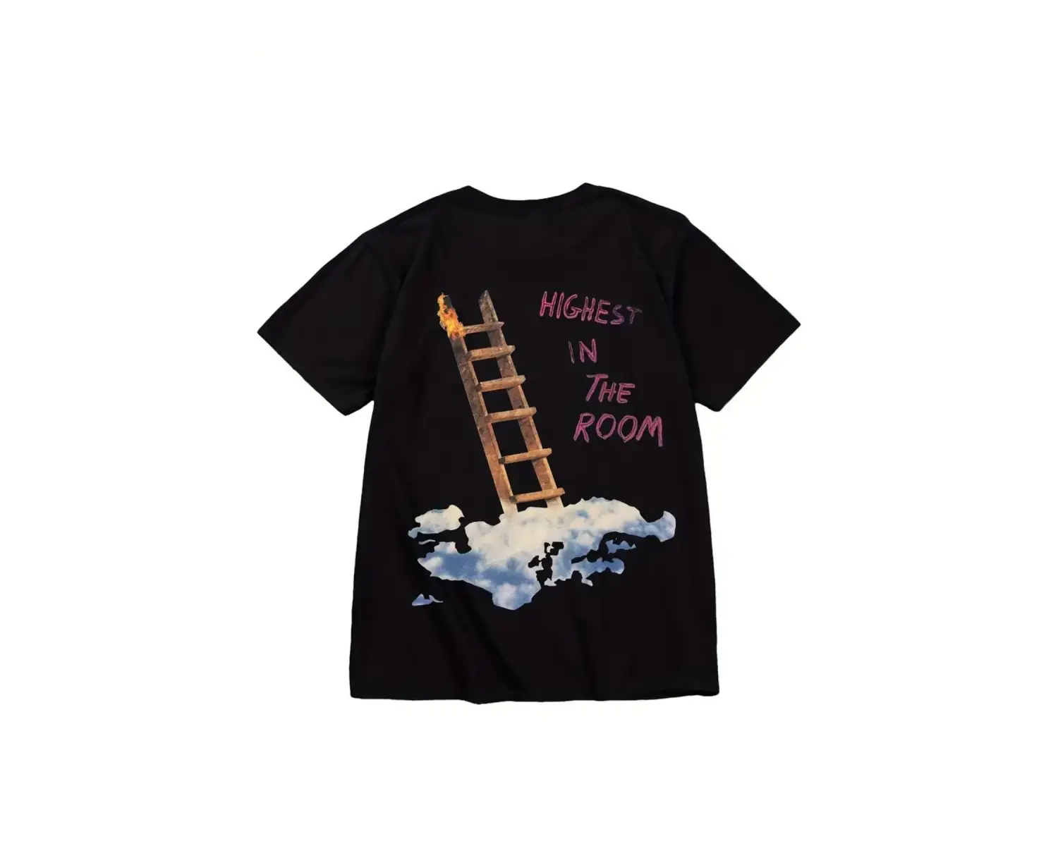 Highest in The Room On Arka Baskılı Unisex Oversize