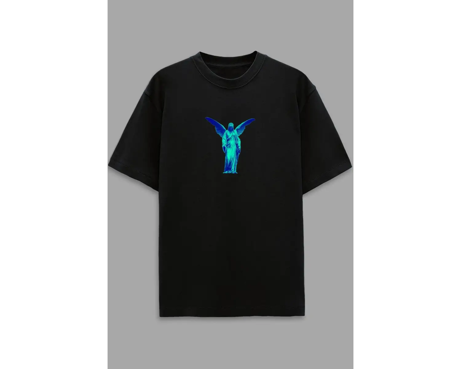 Histeria Siyah Oversize Unisex T-shirt