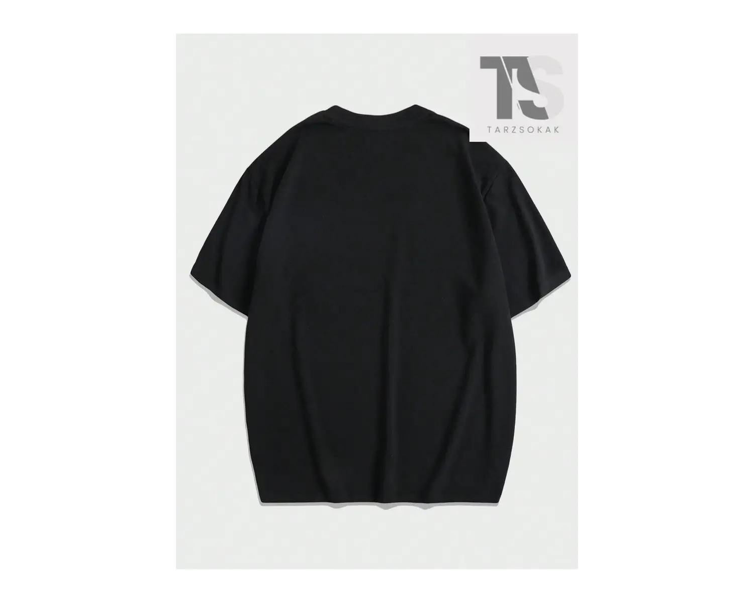 Homme 1pc Erkek Örme Günlük Kısa Kollu Tişört