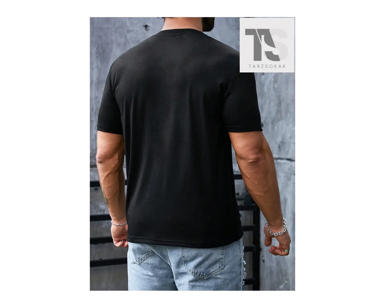 Homme Erkek Amerikan Bayrağı Baskılı Tişört