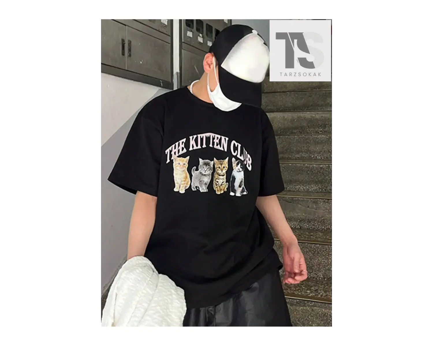 Homme Erkek Çiçek & Slogan Grafikli Tişört