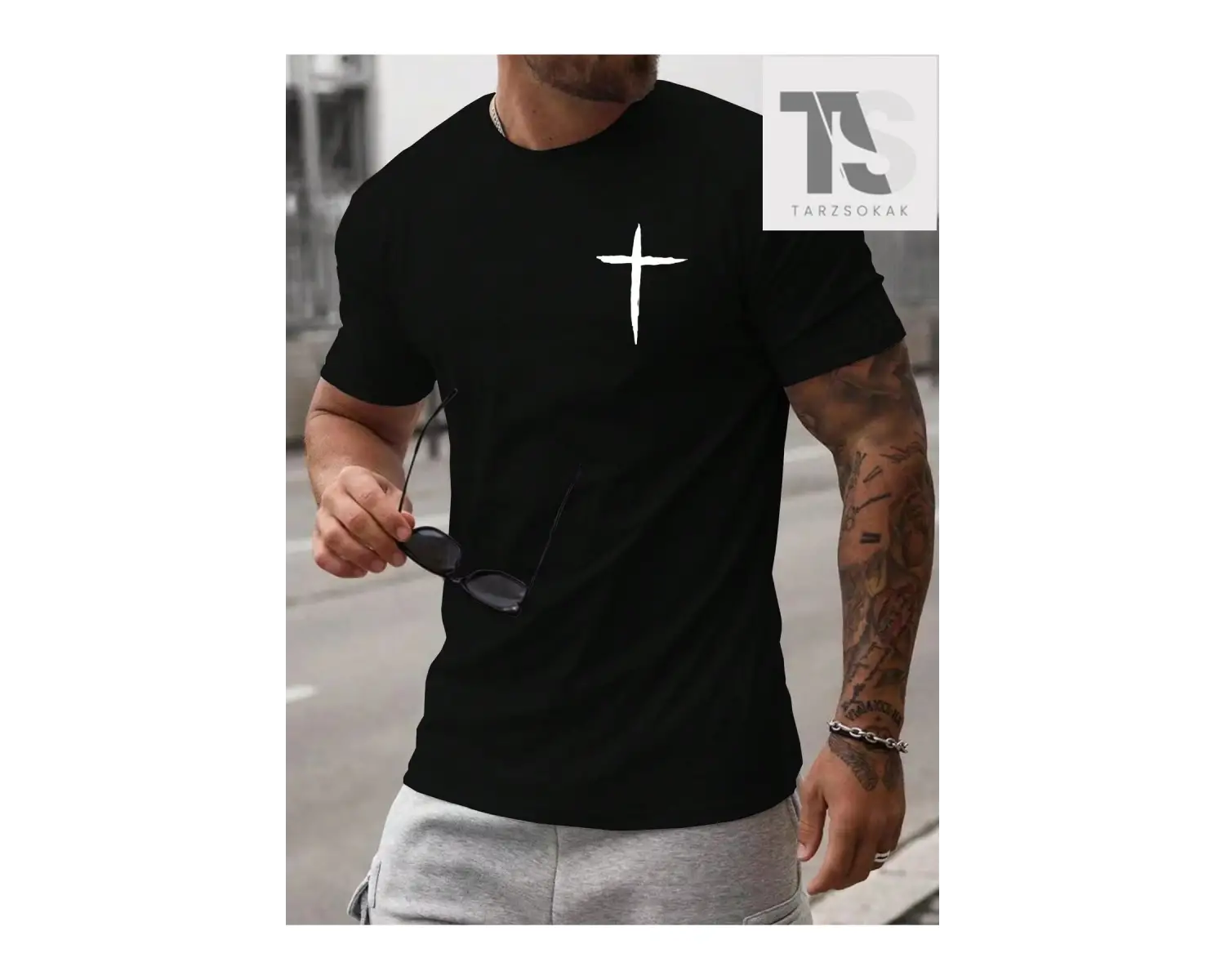 Homme Erkek Grafik Baskı Tişört