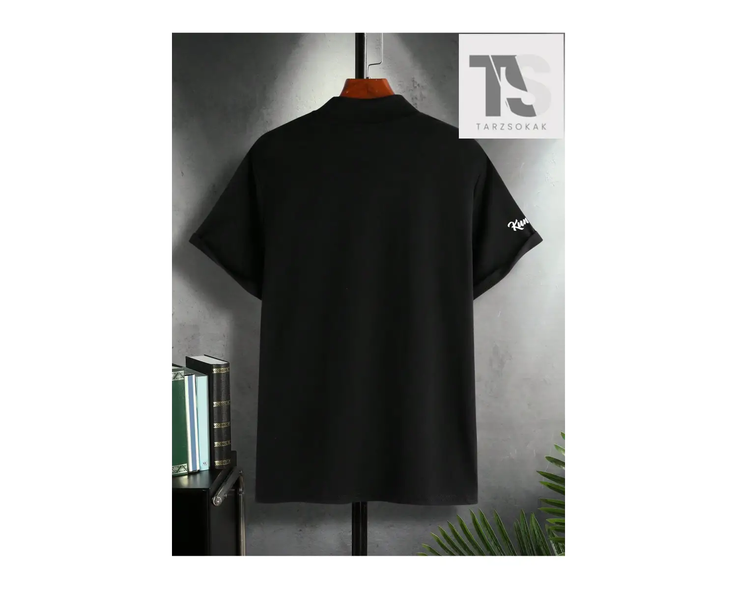 Homme Erkek Karikatür ve Mektup Grafikli Tişört