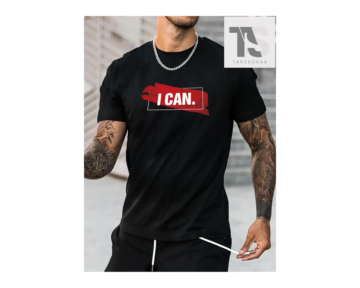 Homme Erkek Mektup Grafikli Tişört