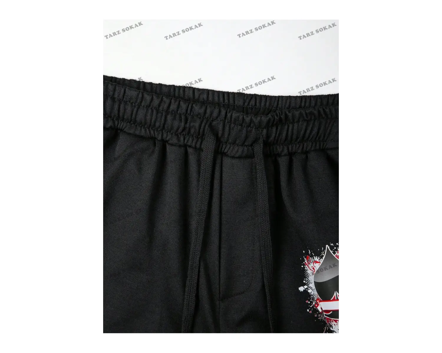 Homme Erkek Örümcek Baskılı T-Shirt Ve Şort Takım