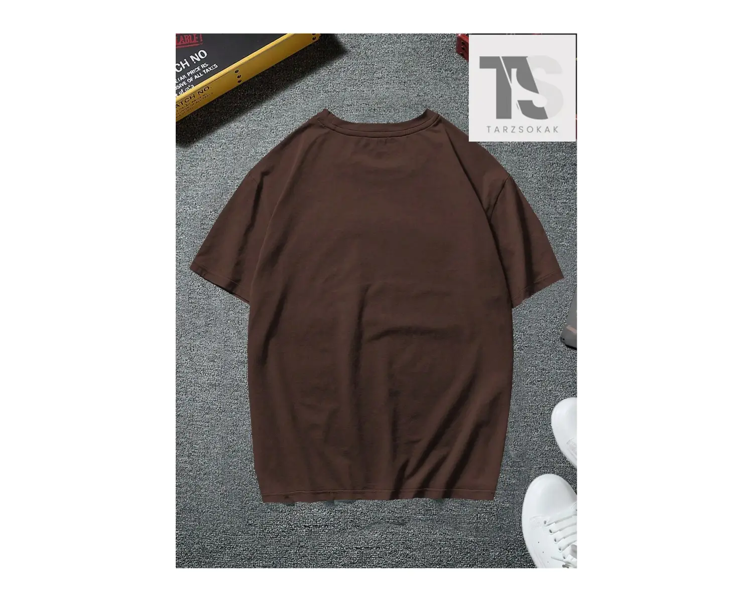 Homme Erkek Siyah Örme Kısa Kollu Yazılı Yuvarlak Yaka Tişört