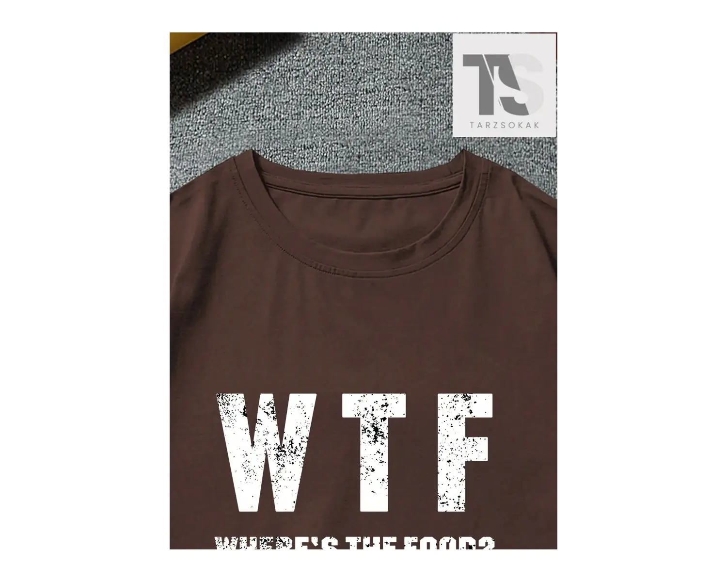 Homme Erkek Siyah Örme Kısa Kollu Yazılı Yuvarlak Yaka Tişört