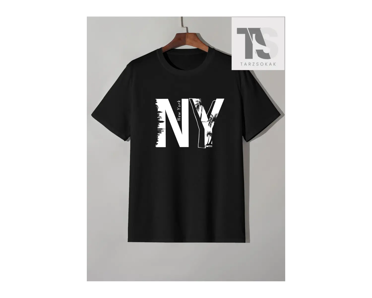 Homme Erkek Yazılı Baskılı Kısa Kollu Tişört