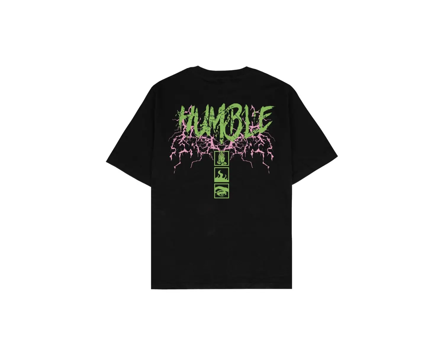 Humble Siyah Oversize Unisex T-shirt