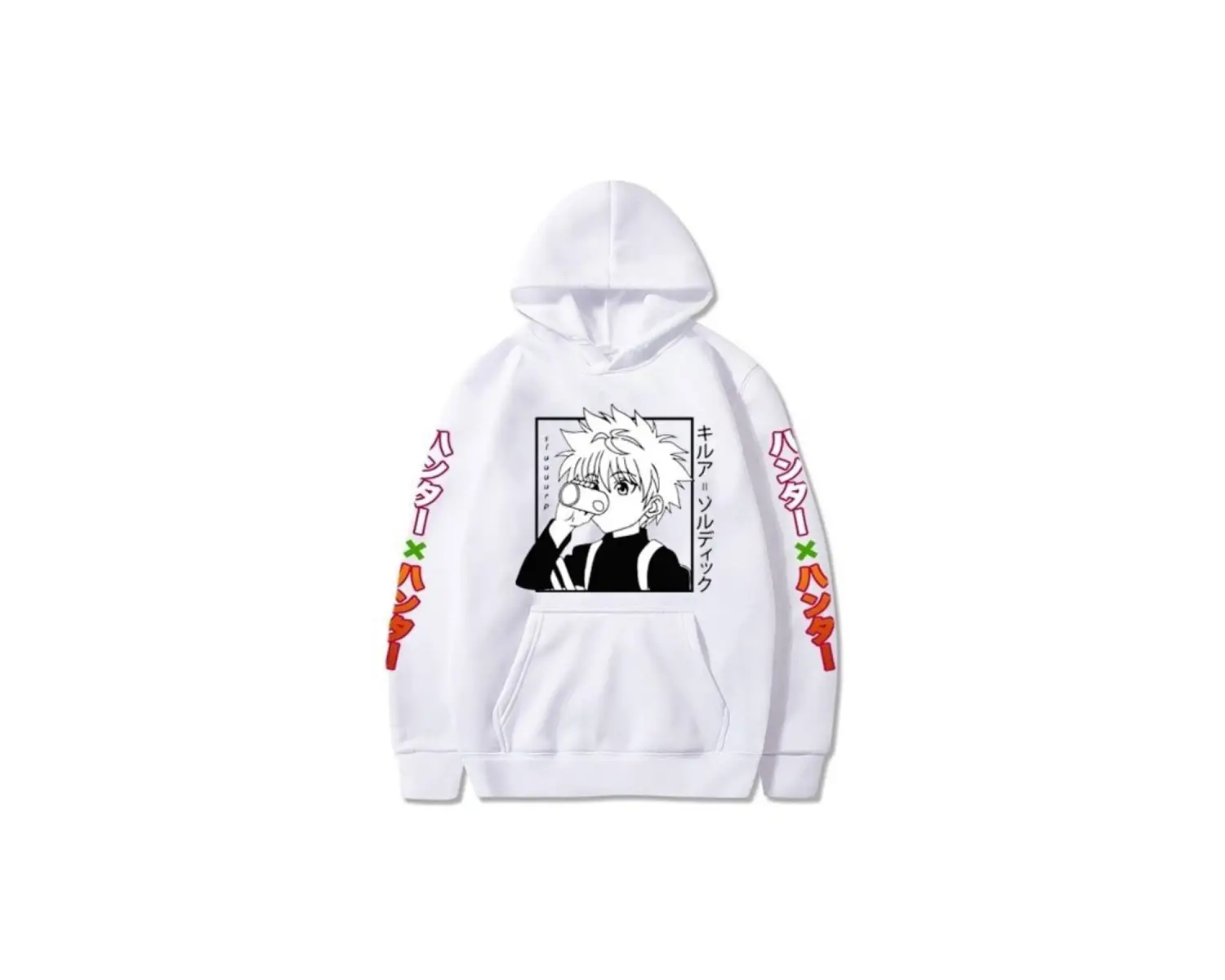 Hunter X Hunter Anime Hoodies 12685 Beyaz