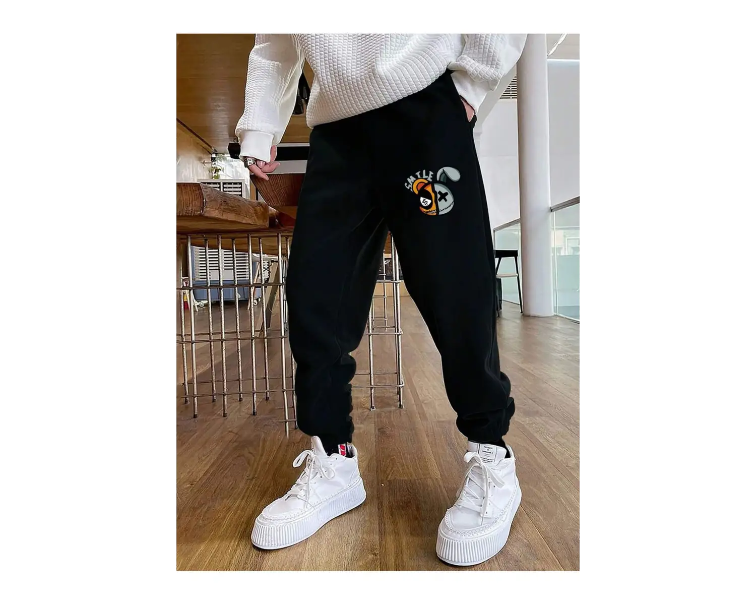 Hypemode Cartoon Graphic Eşofman Altı