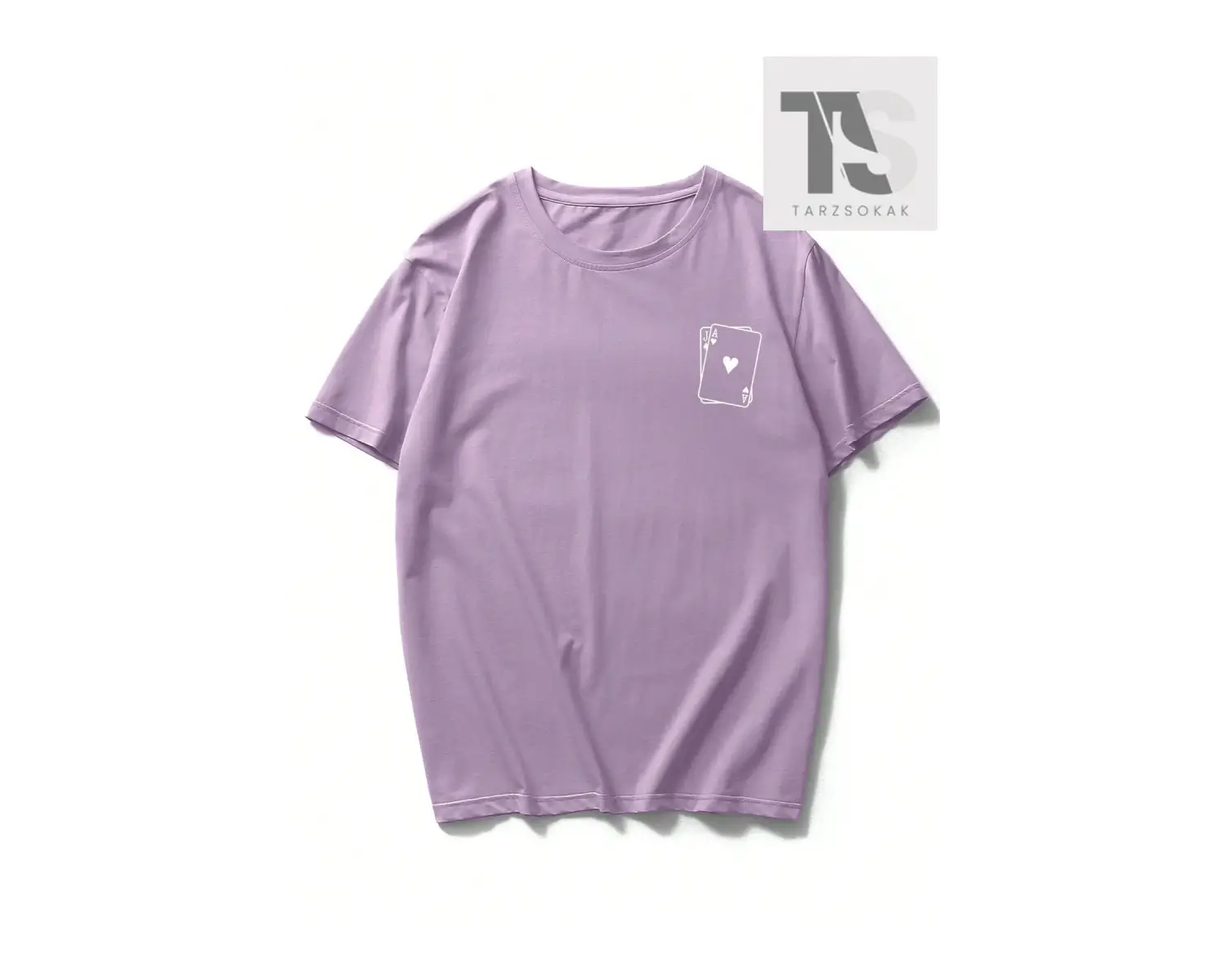 Hypemode Erkek Japon Harfli ve Çiçek Baskılı Tişört