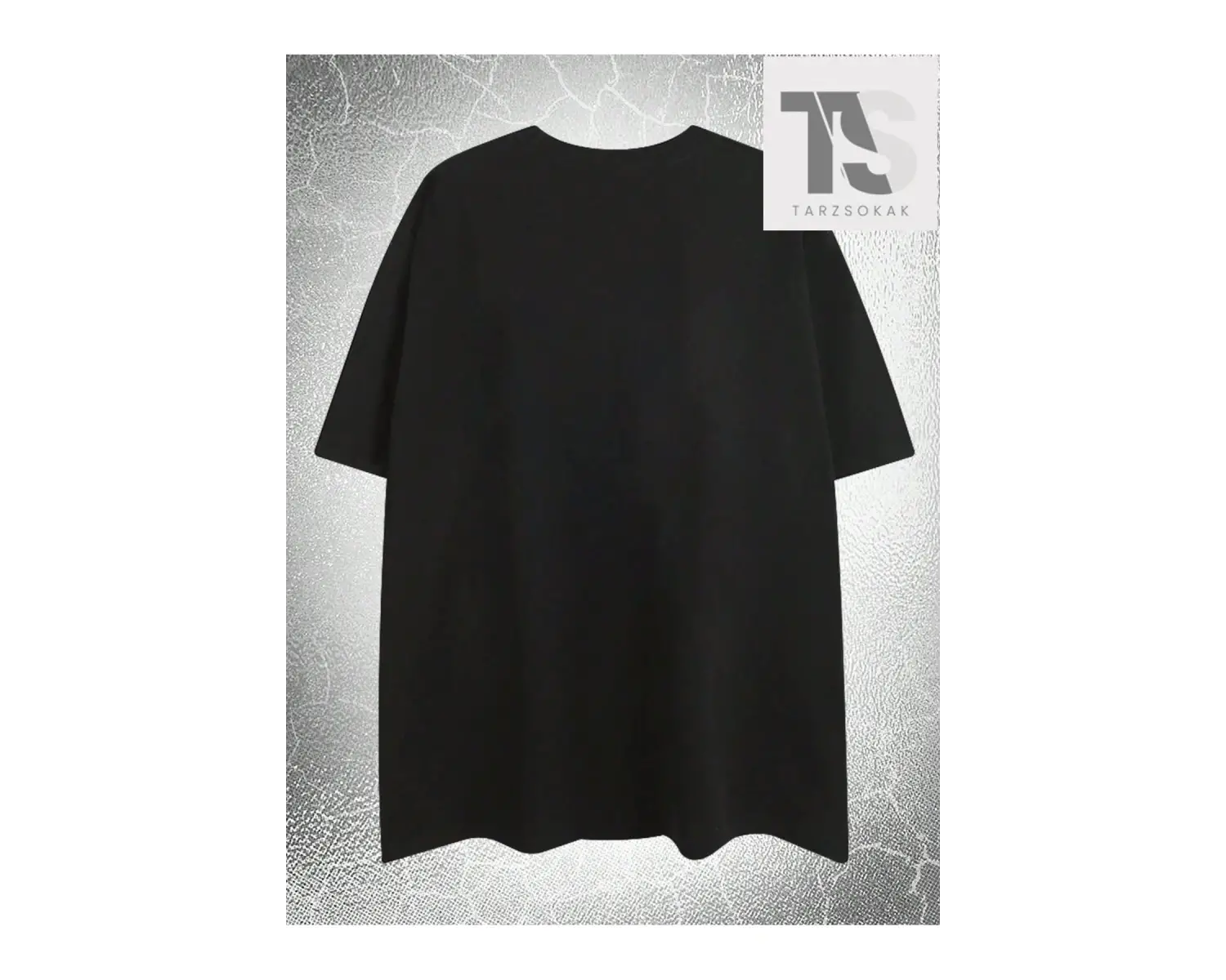 Hypemode Erkek Mektup Grafik Damla Omuz Tişörtü