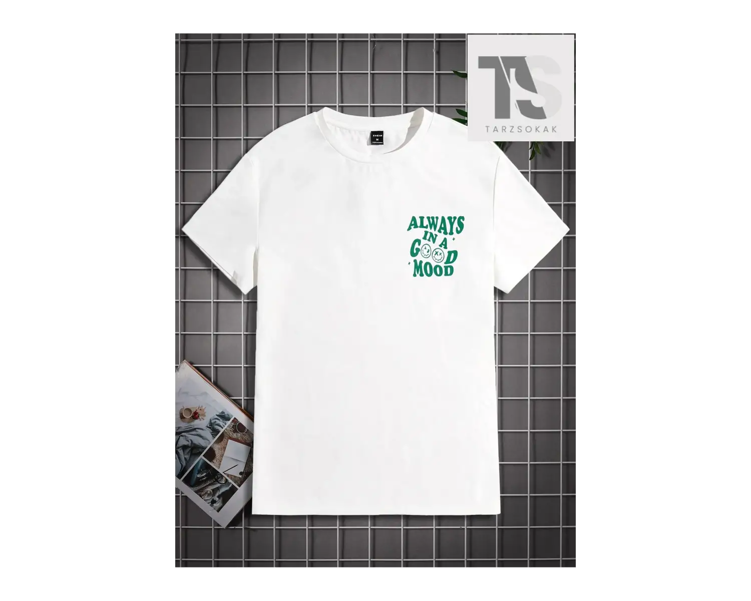 Hypemode Erkek Sloganlı Grafik Tişört