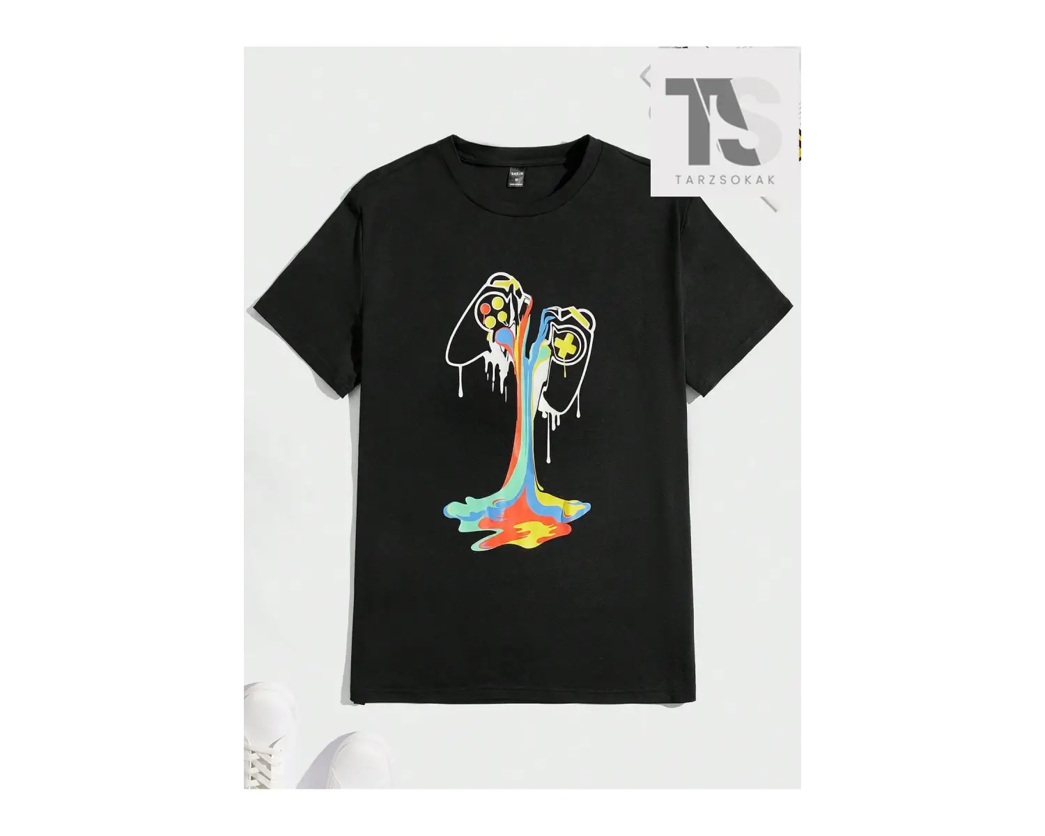 Hypemode Kısa Kollu Oyun Kumandası Baskılı Tişört