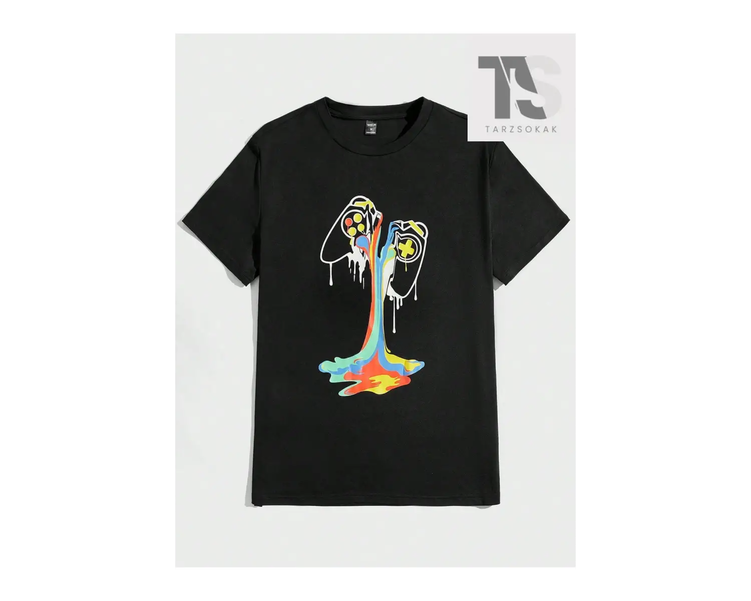 Hypemode Kısa Kollu Oyun Kumandası Baskılı Tişört