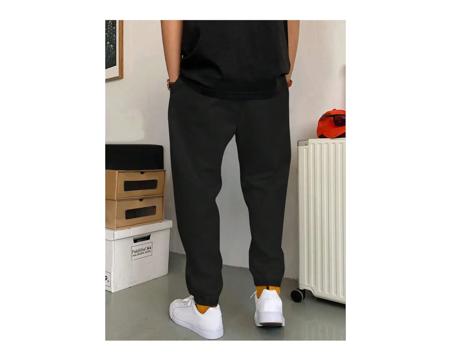 Hypemode Letter Graphic Drawstring Waist Eşofman Altı