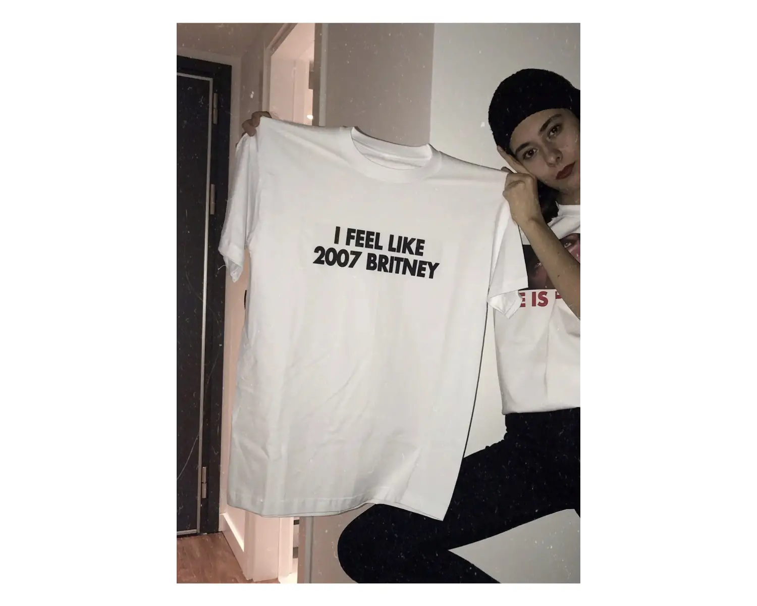 I Feel Like 2007 Britney - T-shirt Beyaz