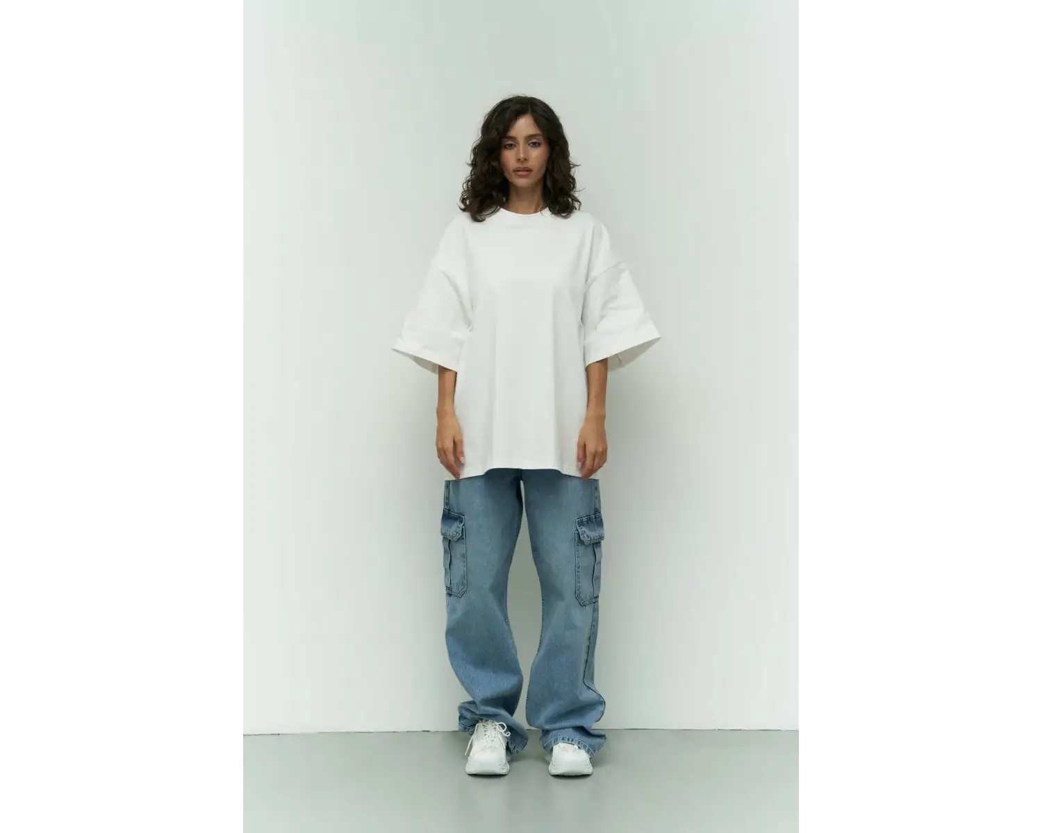 I Like Mama Beyaz Oversize