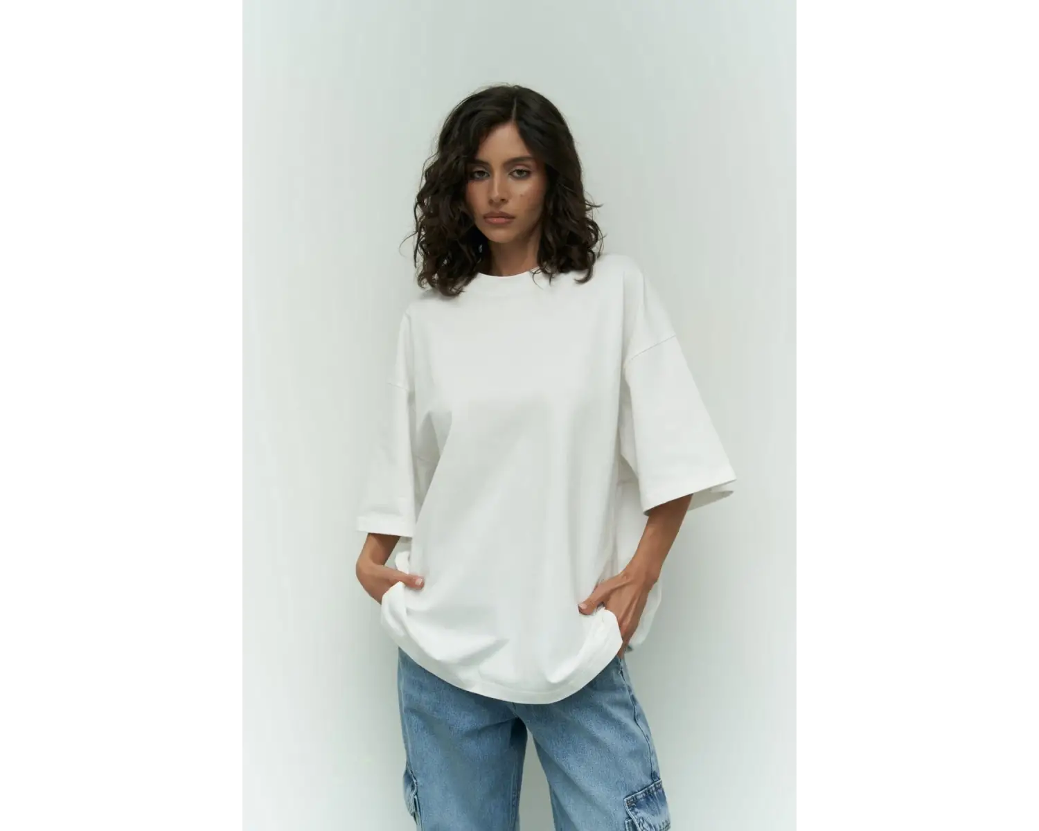 I Like Mama Beyaz Oversize