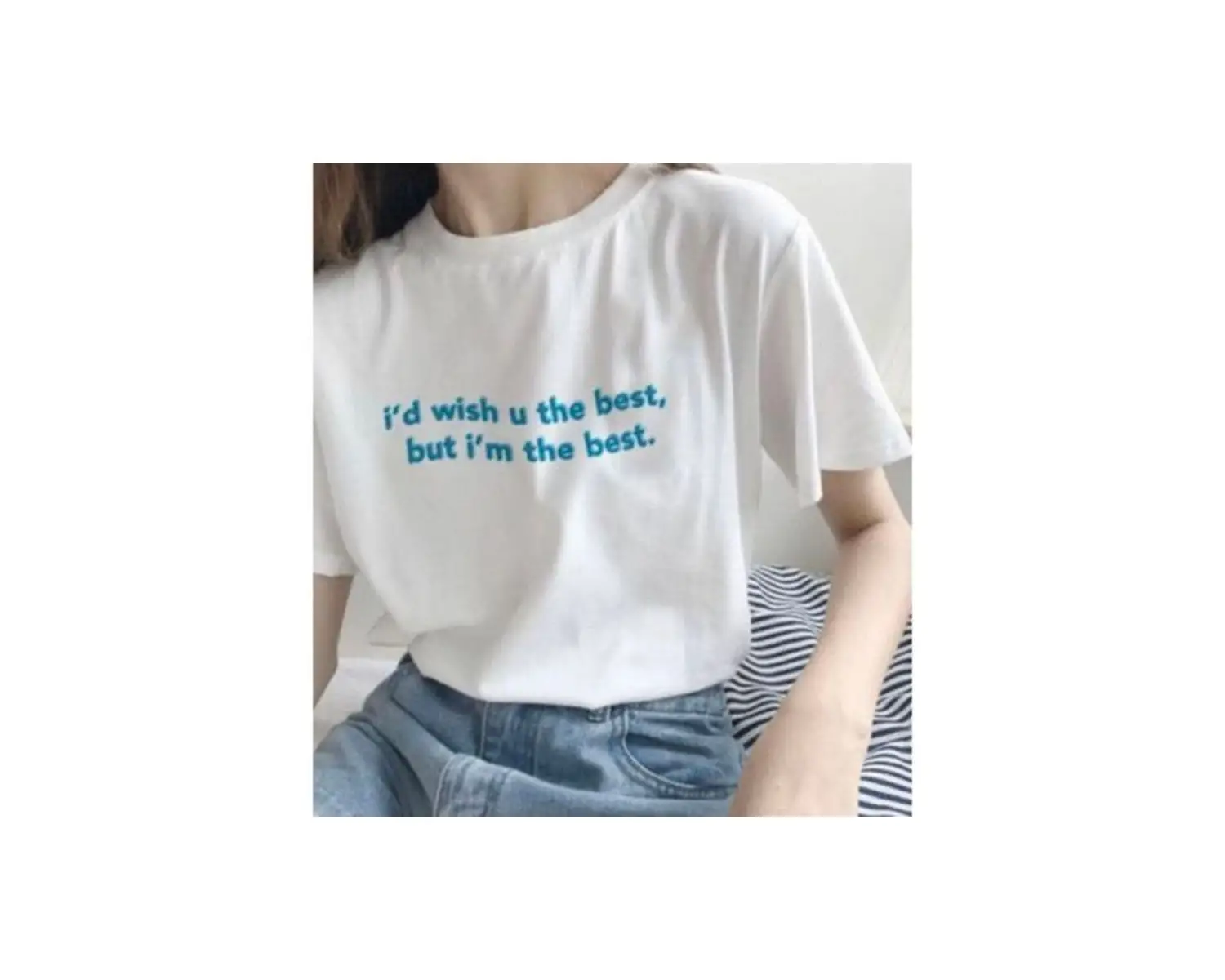 Im The Best - T-shirt Beyaz