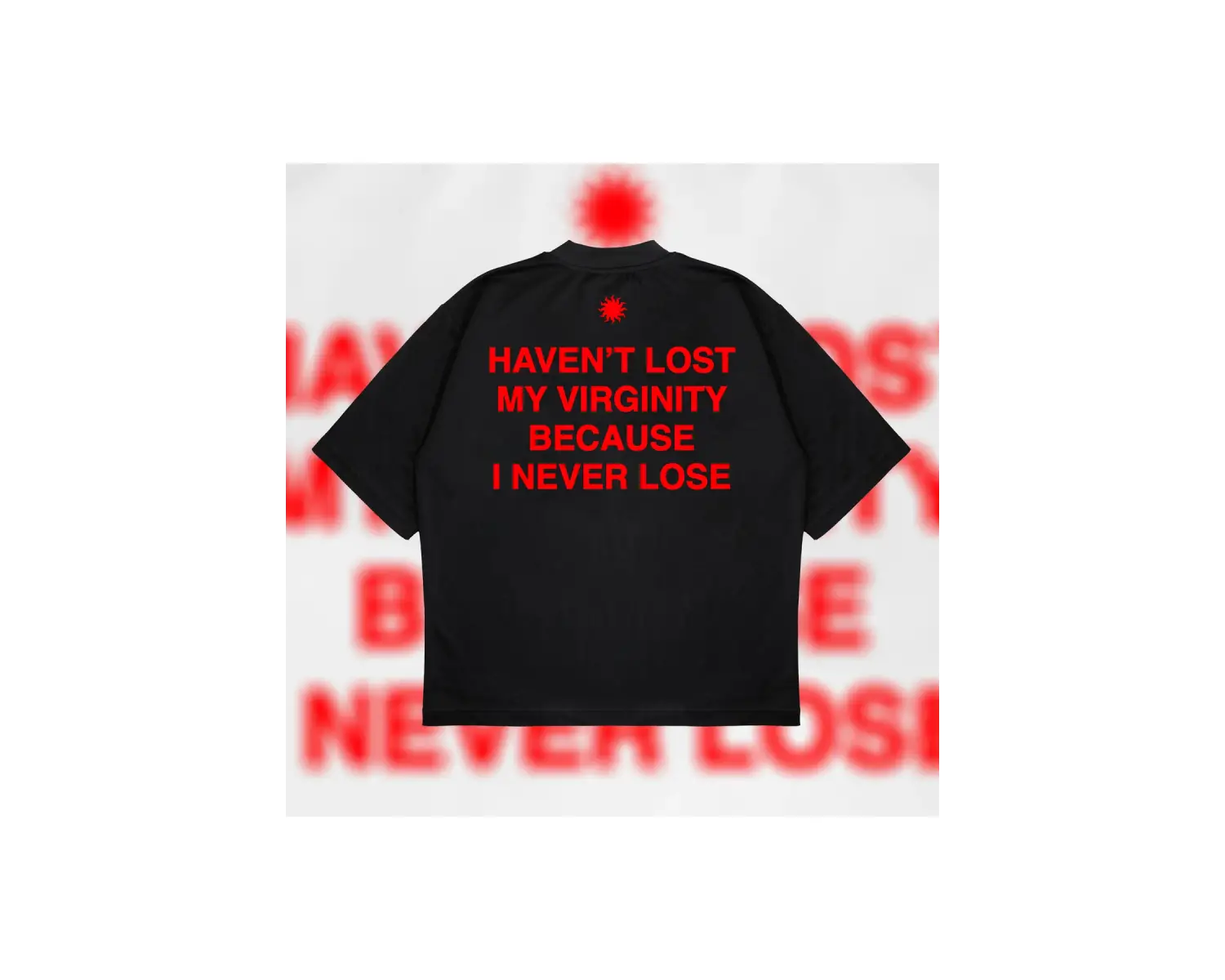 I Never Lose Boxy Fit Oversize Unisex Tshirt – Baskılı Tişört |
