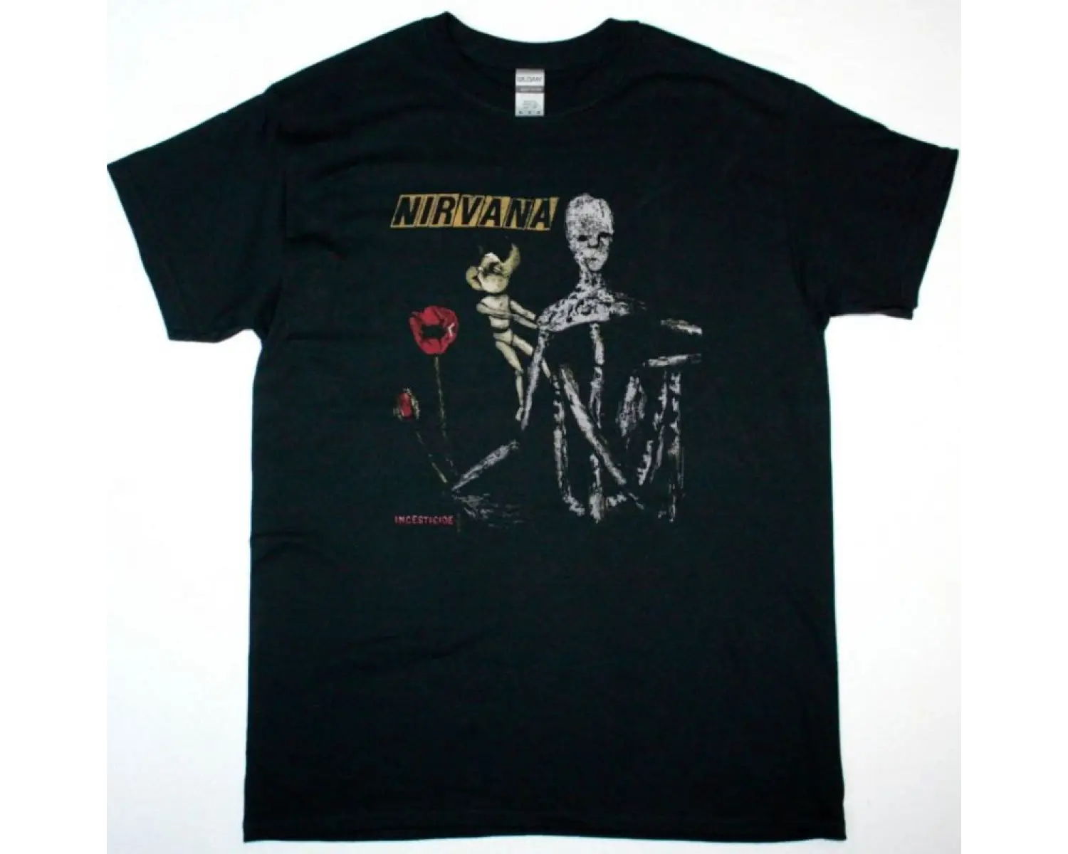 ICE NINE KILLS PASTEL SKULL NEW BLACK T-SHIRT ÖN BASKILI
