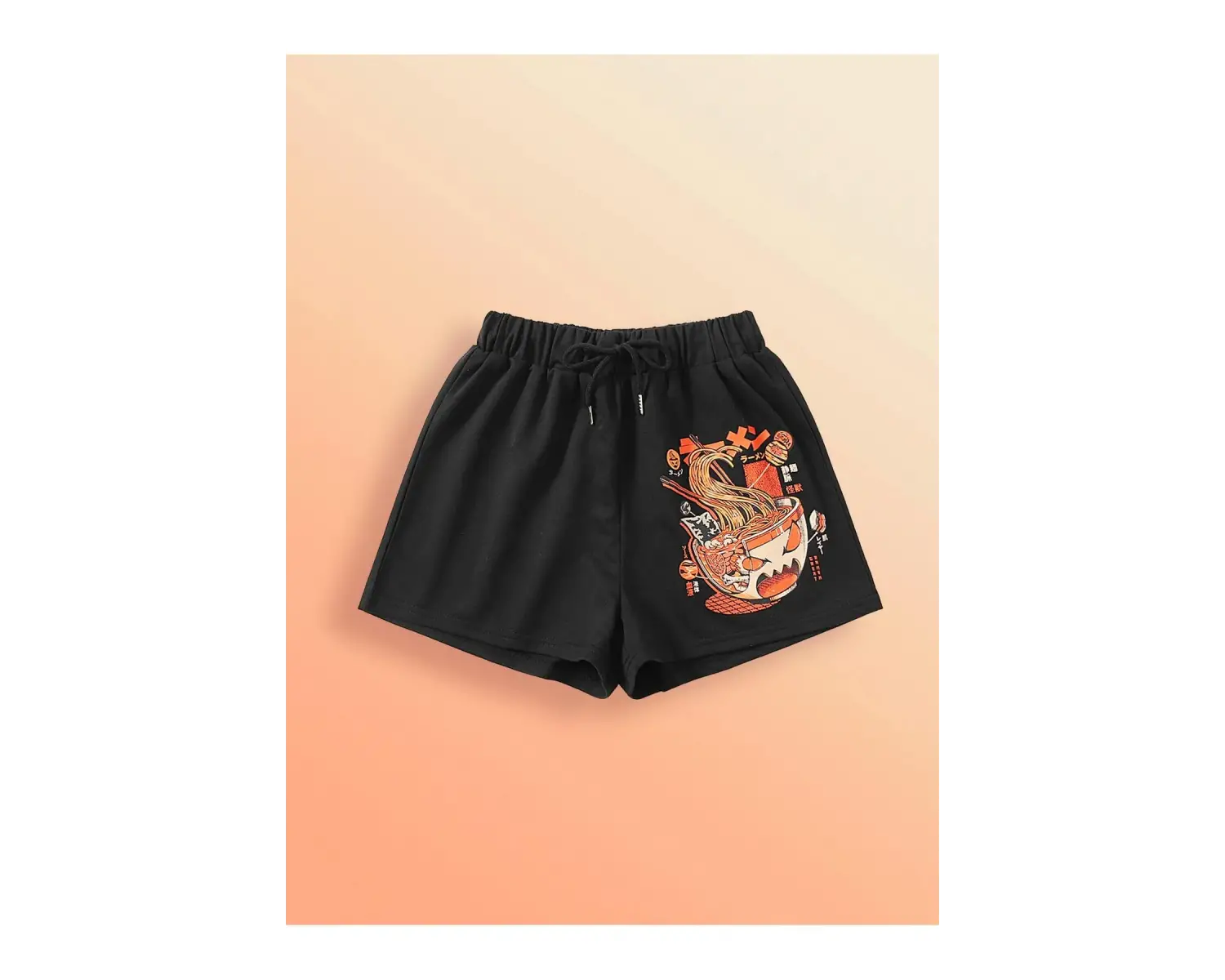 Ilustrata J-Fashion Ramen Print Şort