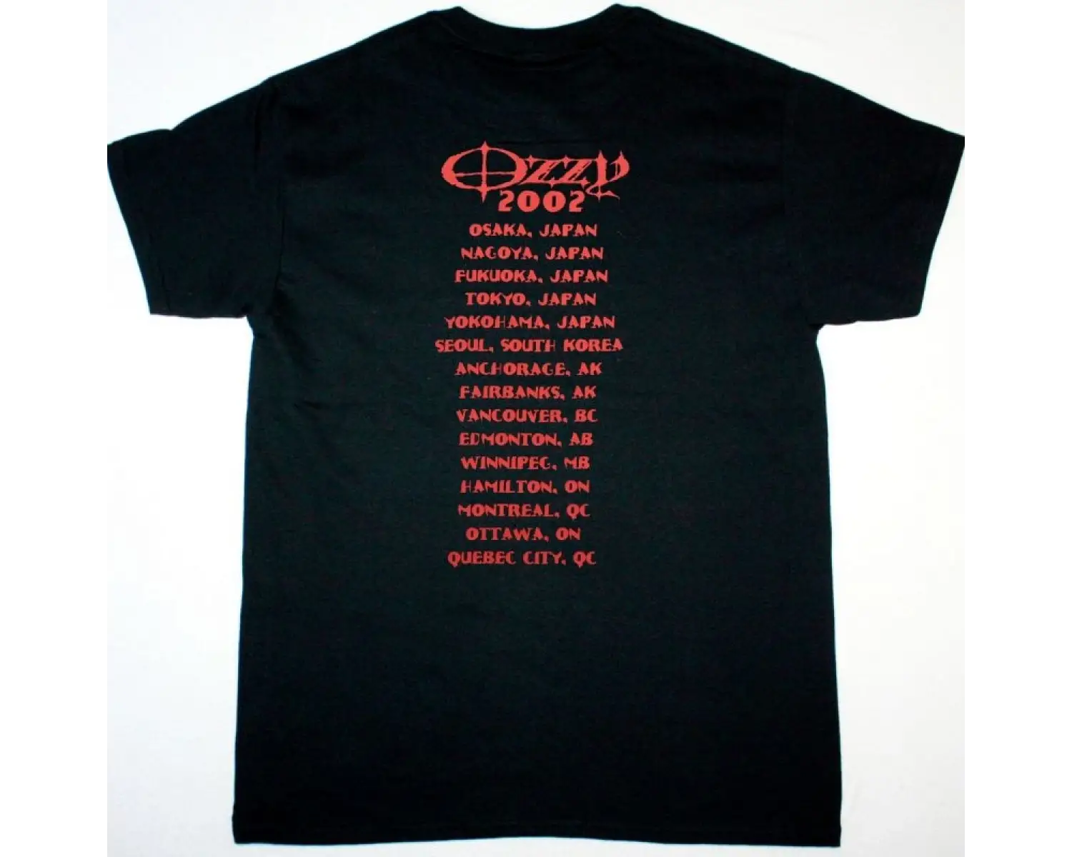 IN FLAMES COLONY NEW BLACK T-SHIRT ÖN VE ARAKA BASKILI
