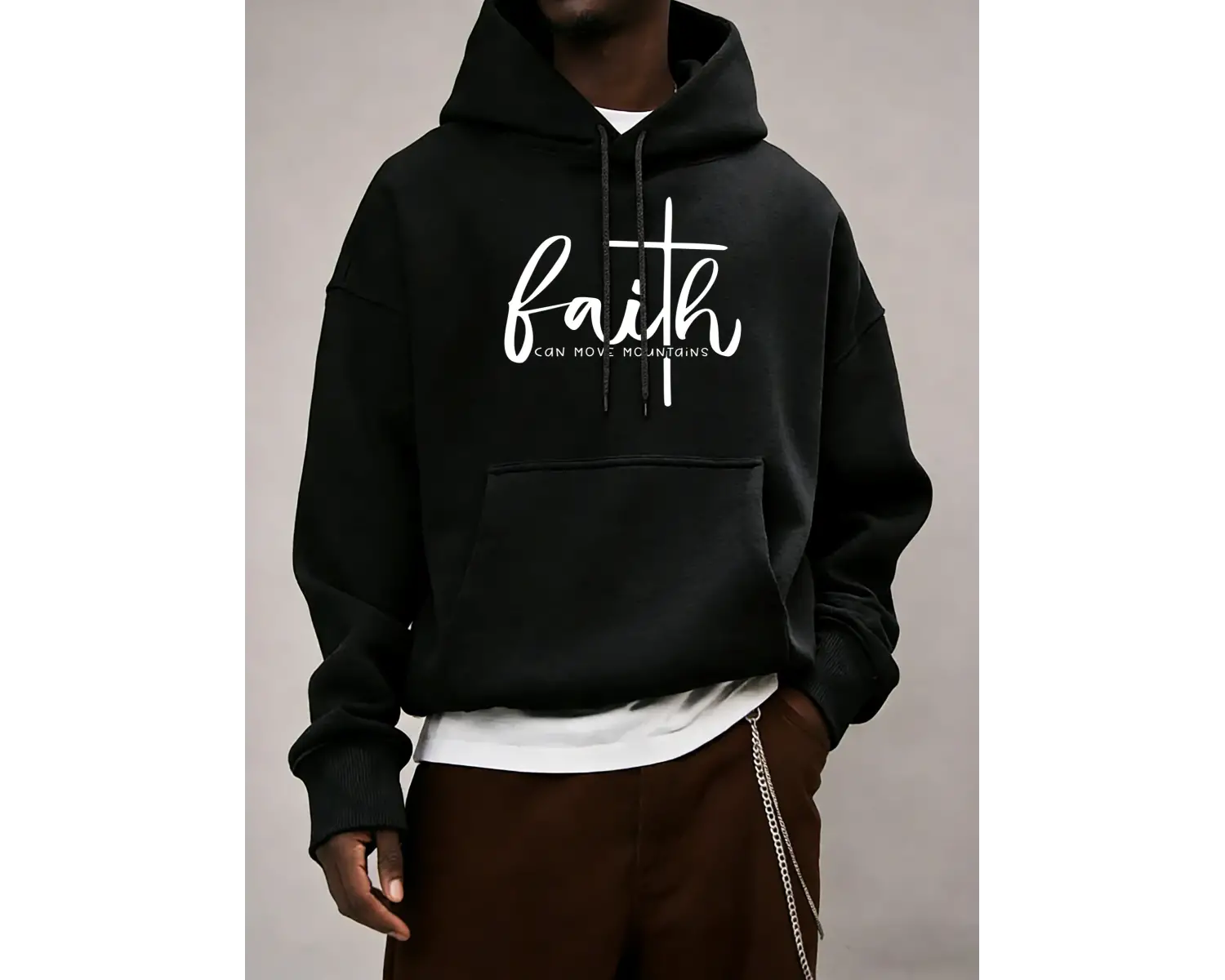 İnanç Dağları Taşıyabilir Desen Erkekler 14 Renk Cepli Kapüşonlu Üstler Günlük Polar Sokak Gi