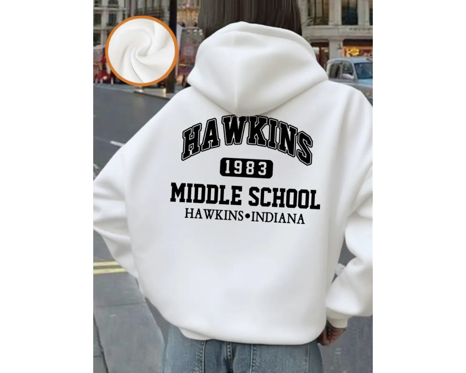 Indiana Hawkins 1983 Baskılar Hoodie Kadın Kış Polar Sıcak Kazaklar Rahat Rahat Kazak Temelle