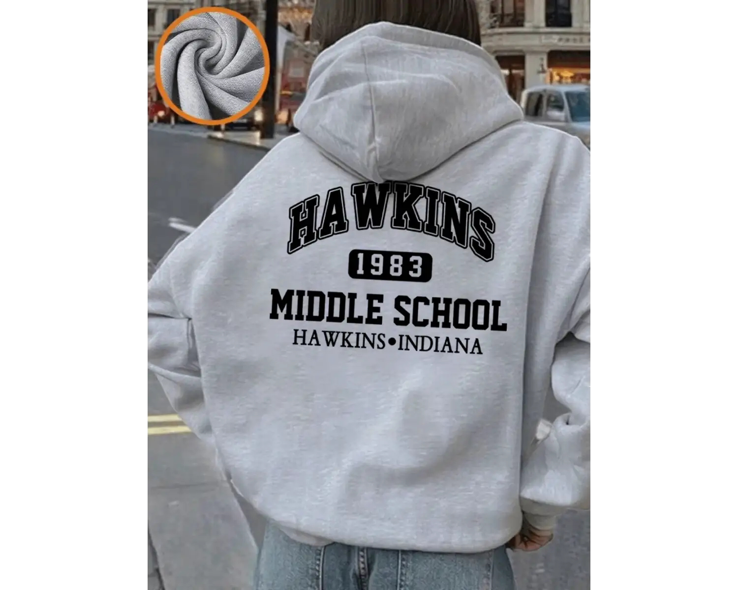 Indiana Hawkins 1983 Baskılar Hoodie Kadın Kış Polar Sıcak Kazaklar Rahat Rahat Kazak Temelle