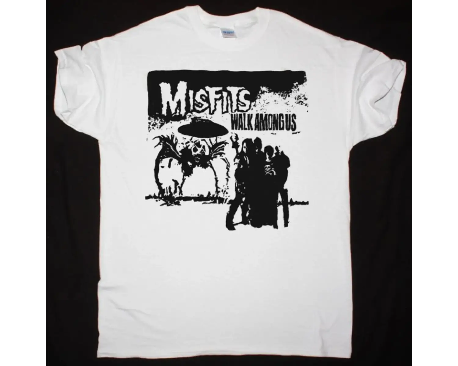 INXS DISAPPEAR NEW WHITE T-SHIRT ÖN BASKILI