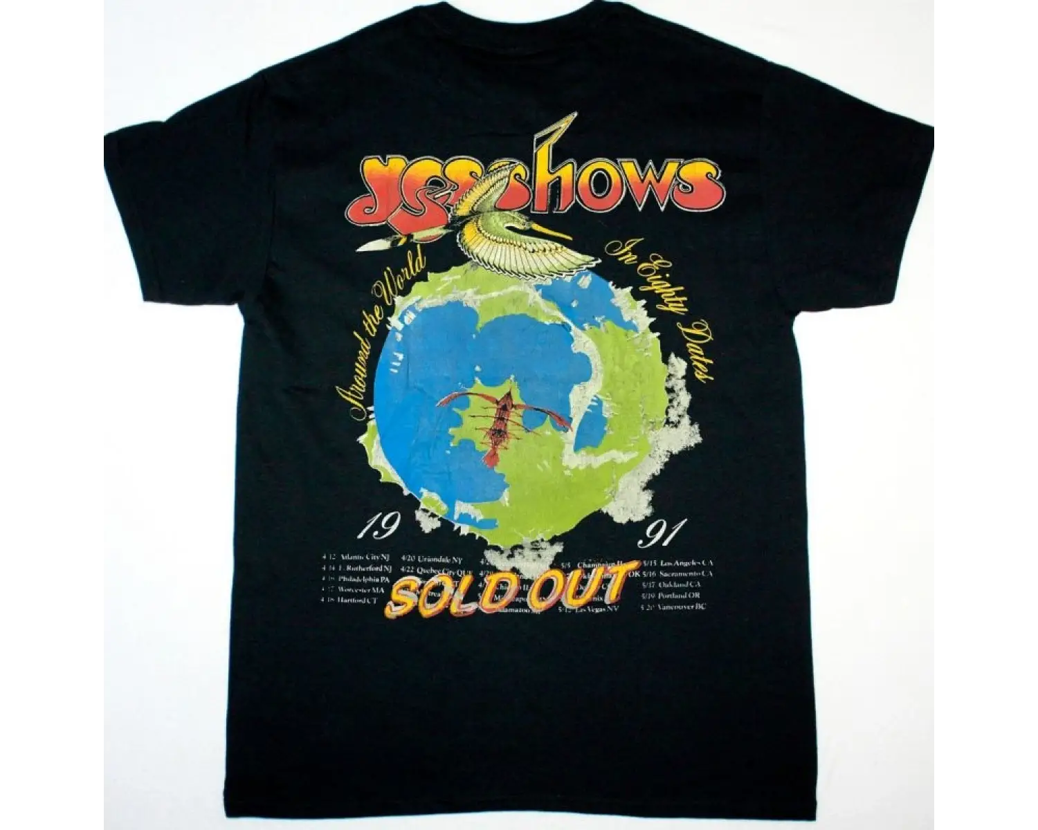 IRON MAIDEN SOMEWHERE BACK IN TIME THE BEST OF: 1980-1989 NEW BLACK T-SHIRT ÖN VE ARAKA BASKILI