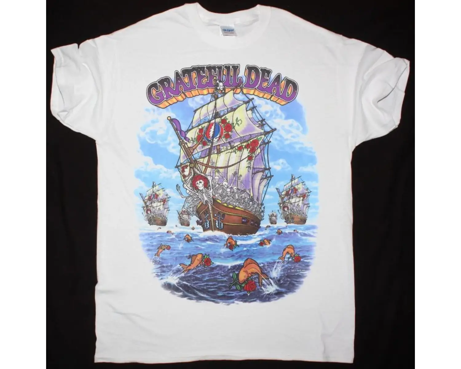 IRON MAIDEN THE FINAL FRONTIER NEW BLACK T SHIRT ÖN VE ARAKA BASKILI