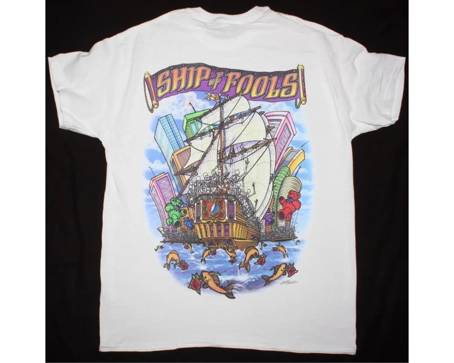 IRON MAIDEN THE FINAL FRONTIER NEW BLACK T SHIRT ÖN VE ARAKA BASKILI
