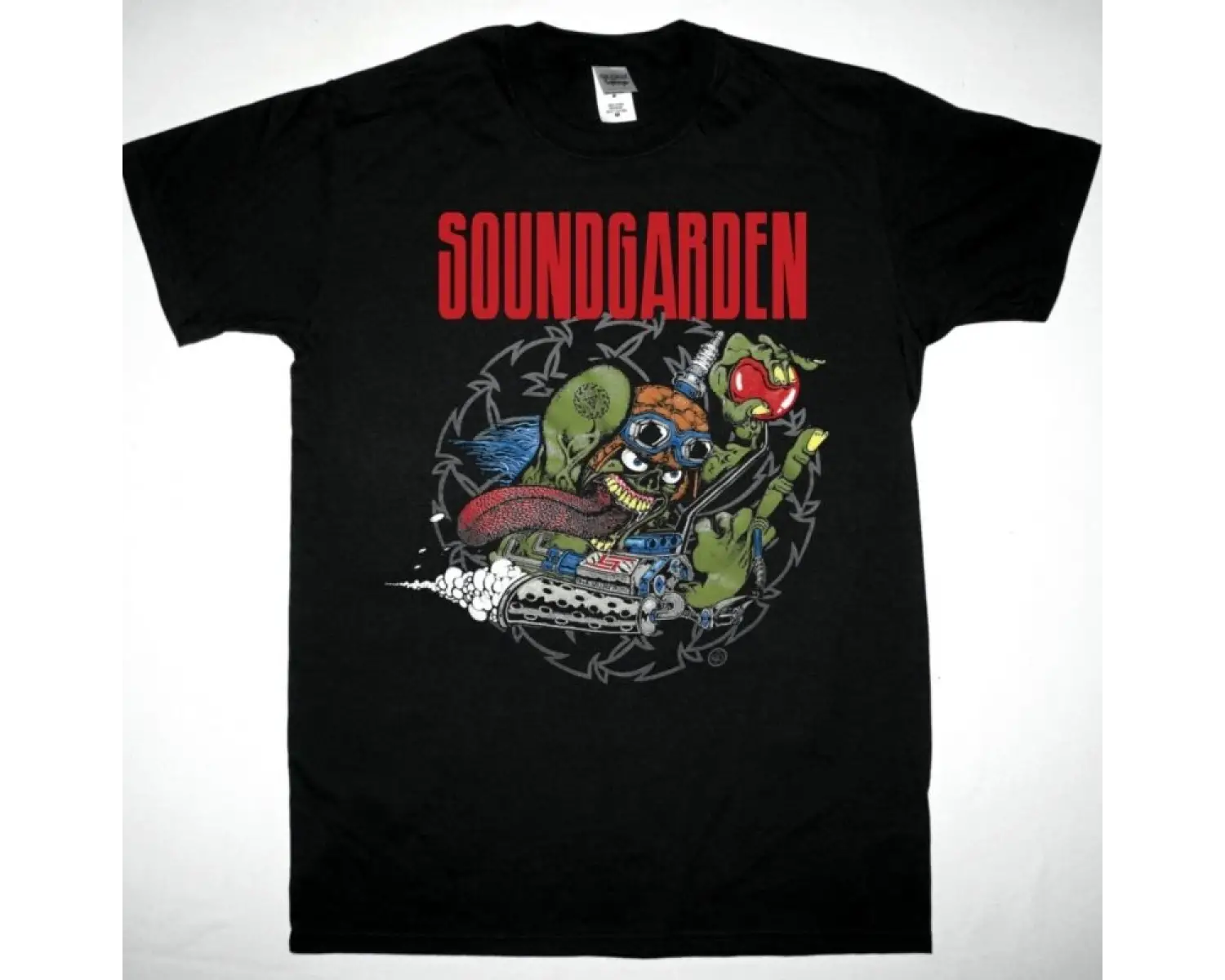 IRON MAIDEN THE WRITING ON THE WALL 2022 TOUR NEW BLACK T-SHIRT ÖN VE ARAKA BASKILI
