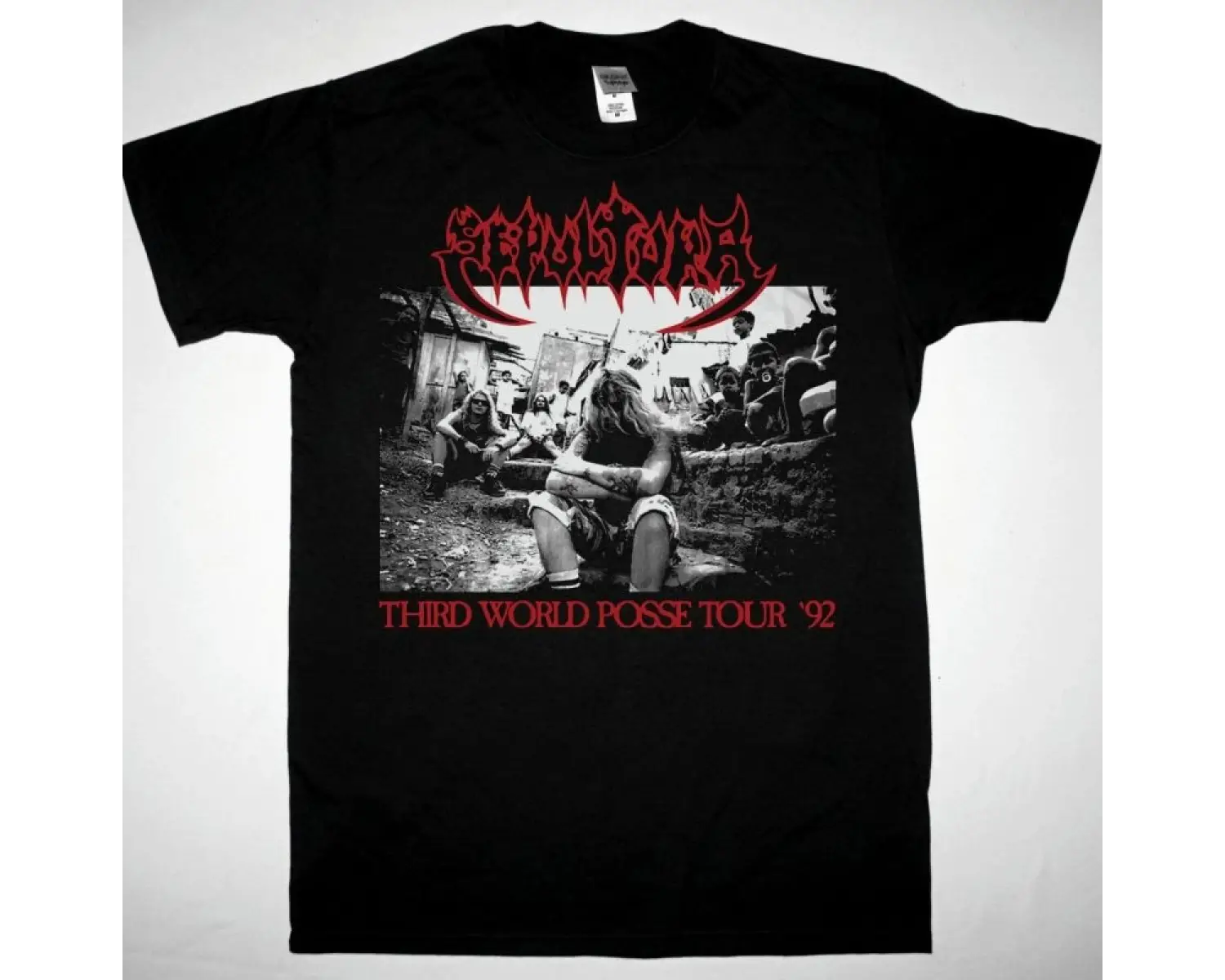 IRON MAIDEN WORLD SLAVERY TOUR 1985 NEW WHITE T-SHIRT