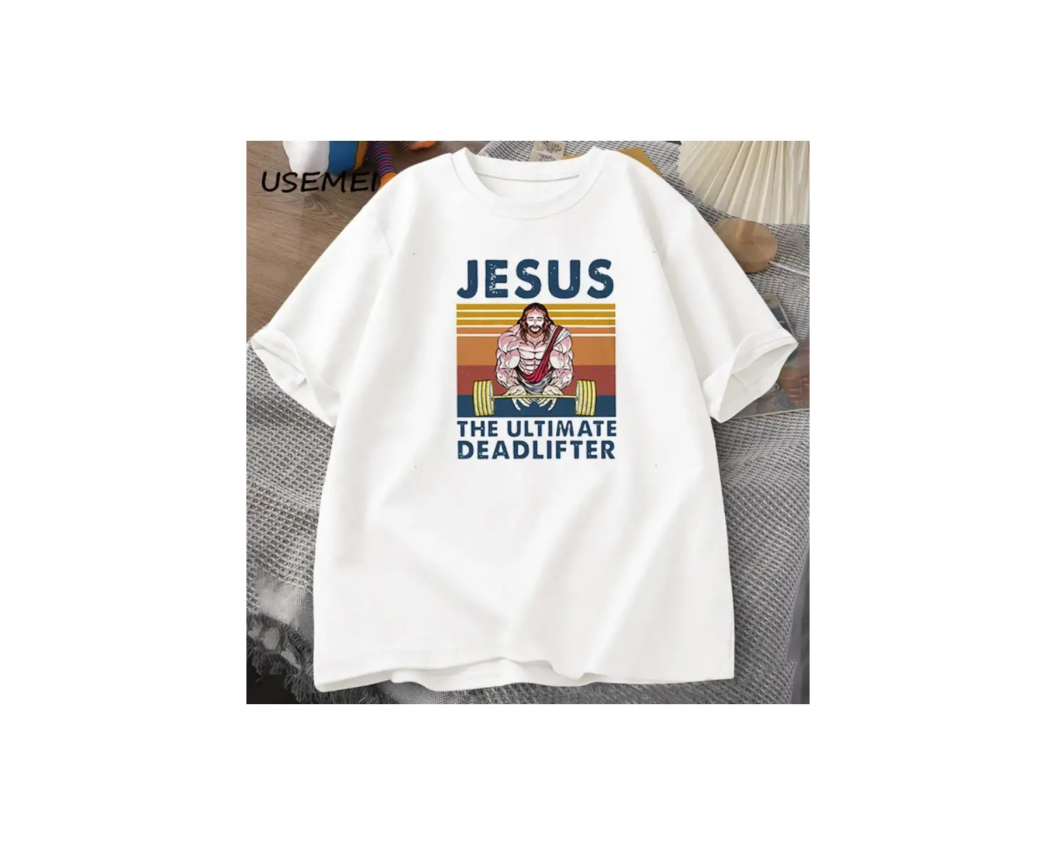 İsa nihai Deadlifter spor salonu çalışma Out spor Vintage Terkekler için T-shirt erke 2917