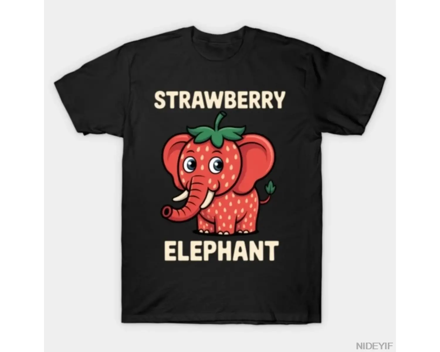 İtalyan Brainrot Meme Çocuk Boys Çilek Fil T-shirt Erkekler Kadınlar Için % 100% Pamuk T Shir