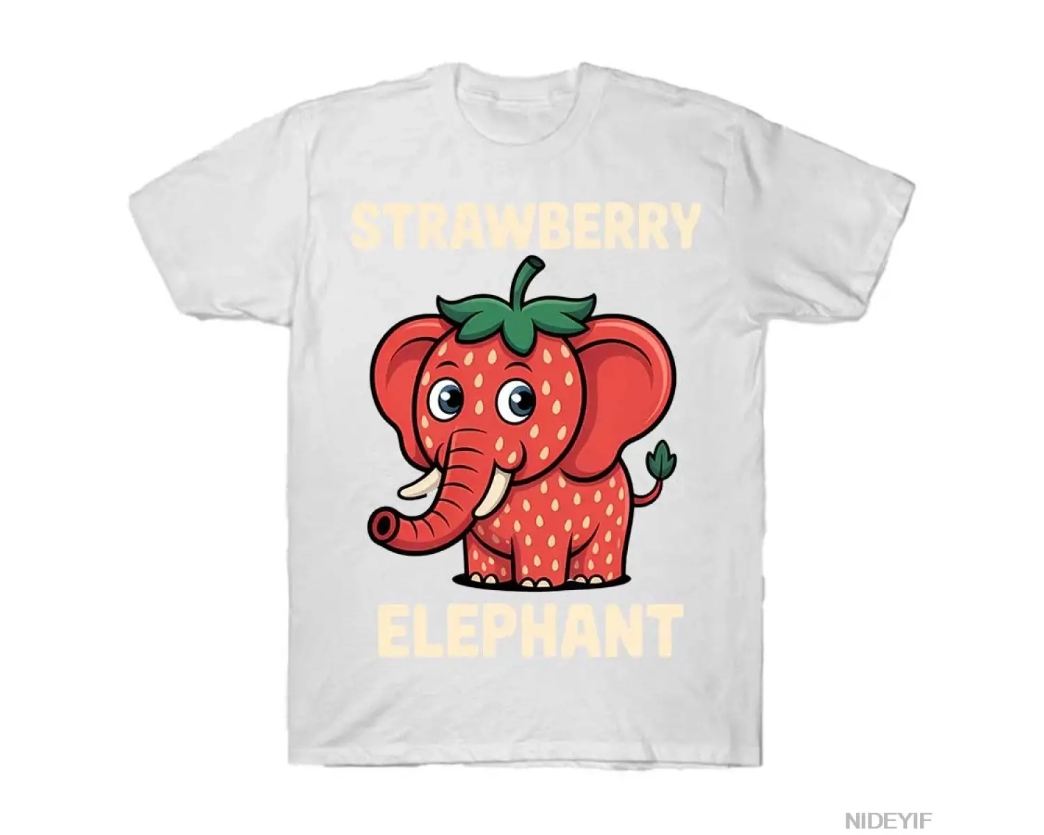 İtalyan Brainrot Meme Çocuk Boys Çilek Fil T-shirt Erkekler Kadınlar Için % 100% Pamuk T Shir